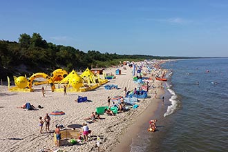 Plaża w Międzyzdrojach